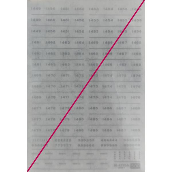 グリーンマックス M-4115A 京急新1000形ステンレス車　1枚入り