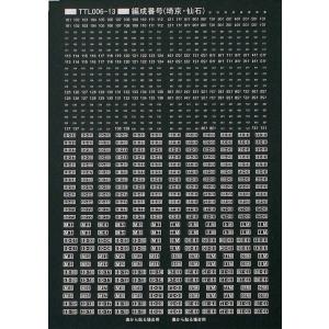 世田谷総合車両センター 103系常磐線方向幕ステッカー : グリーン