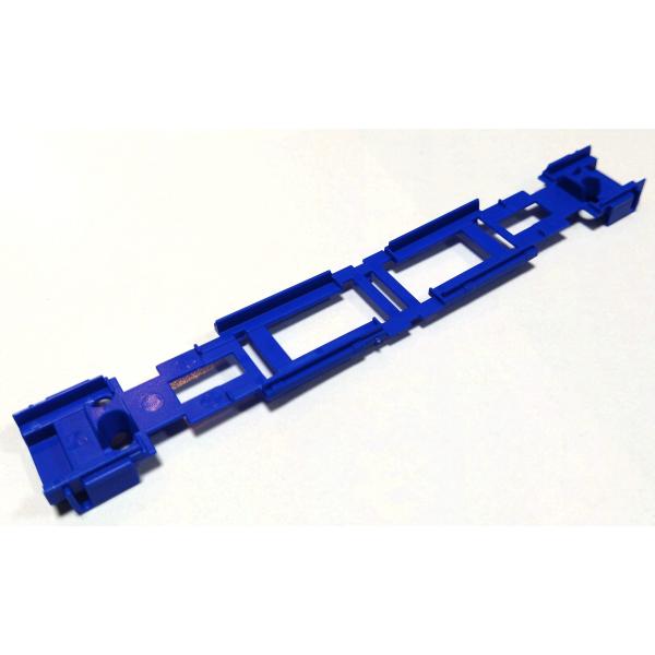 グリーンマックス 18ｍ用 3扉一体ロングシート座席パーツ(ブルー)