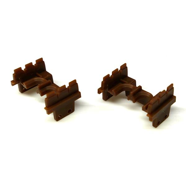 グリーンマックス　京王5000系　コアレス動力用　背もたれ付きロングシート車端部　ブラウン　2個入