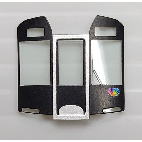 グリーンマックス 阪神1000系 前面ガラス ワイパー1本 渡り板あり ロゴ印刷　1枚入り