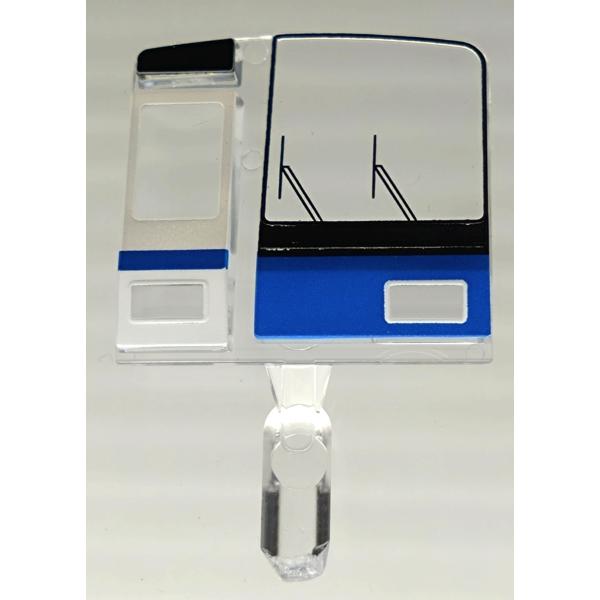 グリーンマックス　西武6050系前面ガラス　車番無　1枚入