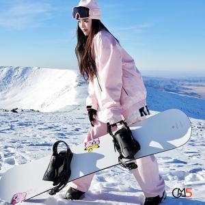 スノーボードウェア スキーウェア レディース メンズ オーバーサイズ ボードウェア スノボウェア 上下セット スノボ ウェア スノーボード ピンク｜gm5