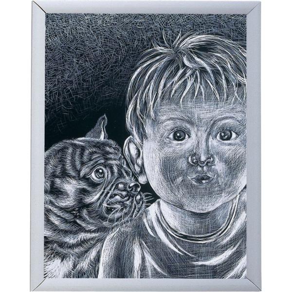 スクラッチボード 小 美術 画材 美術 画材 書道