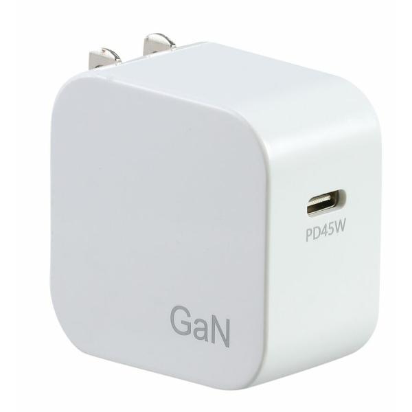 USB TypeC PD対応AC充電器 45W 周辺機器 オフィスサプライ ICT OA