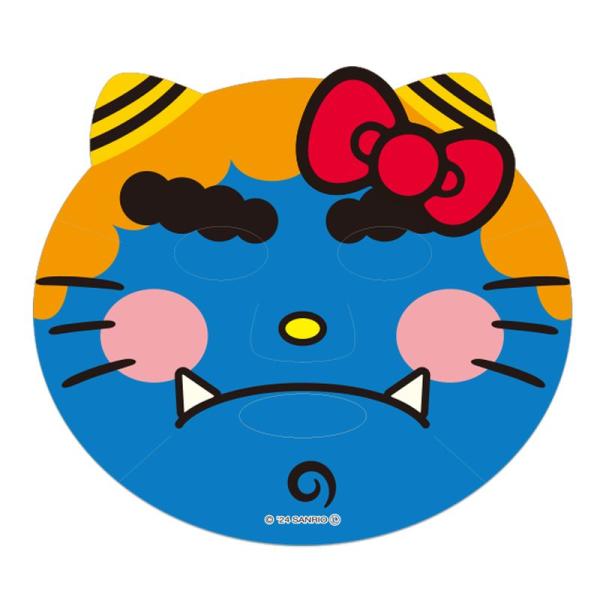 ハローキティ なりきりフェイスパック 青鬼 1枚入 サンリオ フェイスパック なりきり おもしろマス...
