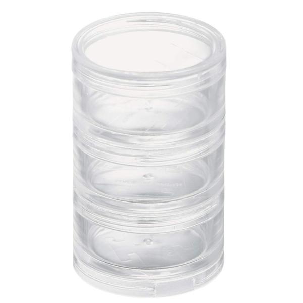 貝印 YOUTIME クリームケース 3段 KC1324 旅行用 容器 クリーム ワックス 携帯 持...