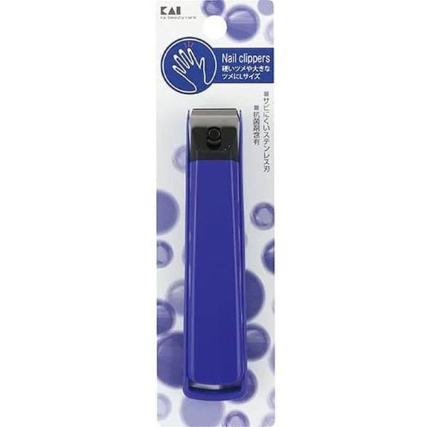 貝印 ニュースタンダード爪切り Lサイズ ステンレス刃 飛び散り防止 ストッパー付き 抗菌 日本製 ...