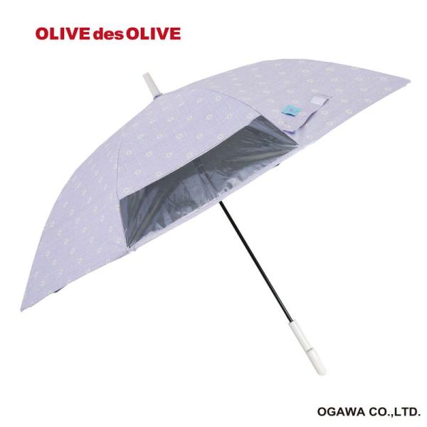 OLIVE des OLIVE オリーブデオリーブ 子供日傘 花柄タイプ 適用身長 140cm パー...