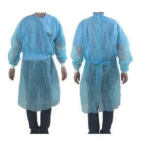 CPE アイソレーションガウン 10枚 ビニールガウン プラスチックガウン