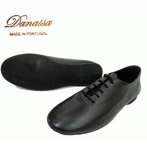 DANASSA  JAZZ  SHOES ダナッサ　ジャズ　シューズ( BLACK leather : ブラックレザー )ダンスシューズ｜gmmstore