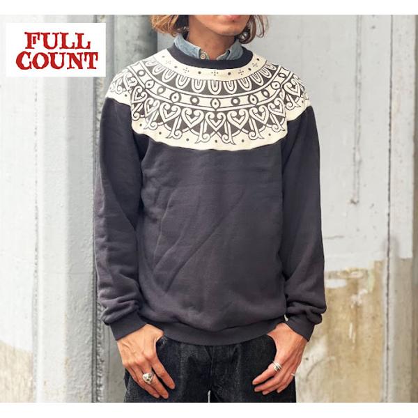 FULLCOUNT 3764 Tribal Pattern Sweatshirts フルカウント 【...