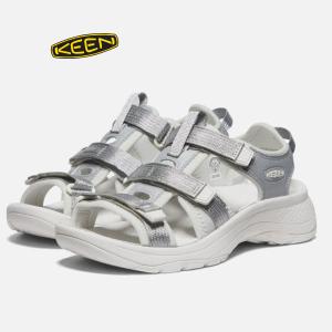 【レディース】 KEEN ウィメンズ アストリア ウエスト オープン トゥ KEEN × Omas Hande サンダル ASTORIA WEST OPEN TOE Silver/Star White｜gmmstore