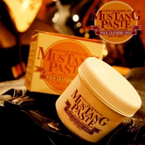 革製品のお手入れに最適！ お持ちの革の味だしならこれ1個でＯＫ !  MUSTANG PASTE（ マスタングペースト ） 100ml 日本語マニュアル付き メンテナンス｜gmmstore