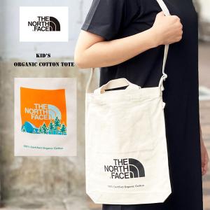 ノースフェイス オーガニックコットントート （キッズ）  THE NORTH FACE K Organic Cotton Tote  斜め掛け トート NMJ82250 NK NS