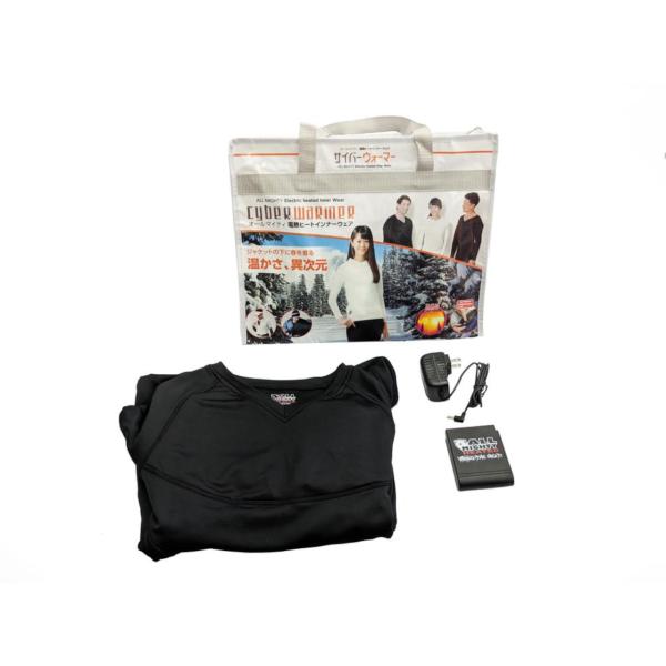 電熱インナーウェア　ALL MIGHTY　サイバーウォーマー　レディース　ブラック　バッテリー3個付...