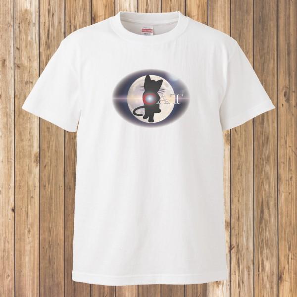 Tシャツ 半袖 メンズ レディース キッズ 猫 ネコ ねこ ネコの瞳 猫雑貨 ホワイト かわいい
