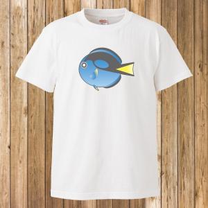 Tシャツ/海の生き物/きれいな魚7/ホワイト｜gmsfactory