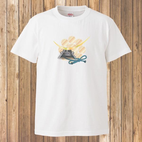 Tシャツ/伊達政宗/戦国/歴史/ホワイト