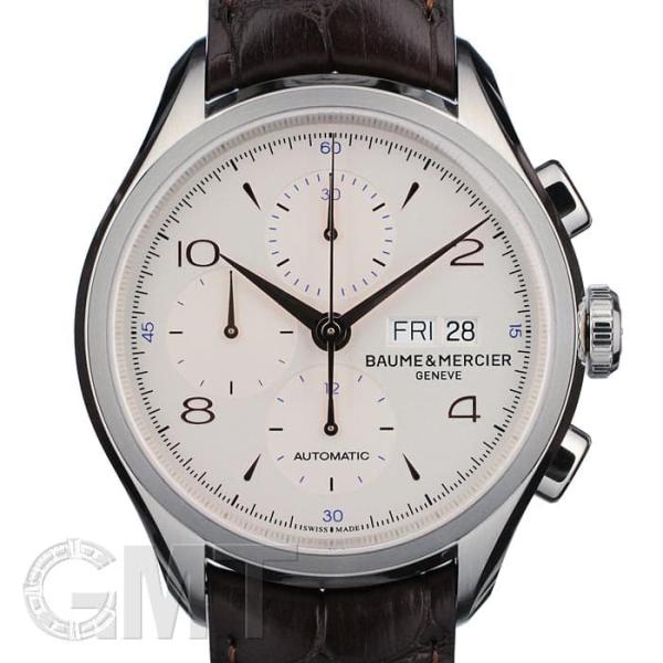 ボーム&amp;メルシエ クリフトン クロノグラフ シルバー/PG針 MOA10129 BAUME &amp; ME...