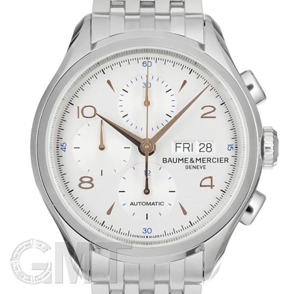 ボーム&amp;メルシエ クリフトン クロノグラフ シルバー/PG針 MOA10130 BAUME &amp; ME...