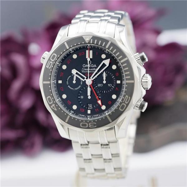 オメガ シーマスター ダイバー 300M GMT クロノグラフ 212.30.44.52.01.00...