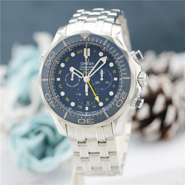 オメガ シーマスター ダイバー300M クロノグラフ GMT 212.30.44.52.03.001