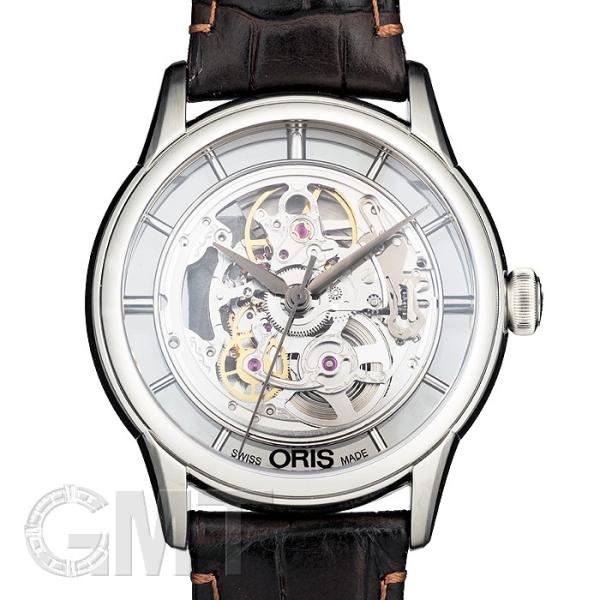 オリス　アートリエ トランスルーセント スケルトン ブラウンレザー 734.7684.4051D　O...
