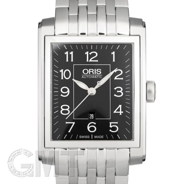 オリス レクタンギュラー デイト 561.7657.4034M ブラック　ORIS　