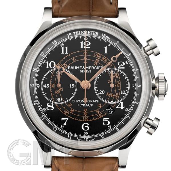 ボーム&amp;メルシエ ケープランド  フライバッククロノグラフ ブラック MOA10068ネット販売限定...