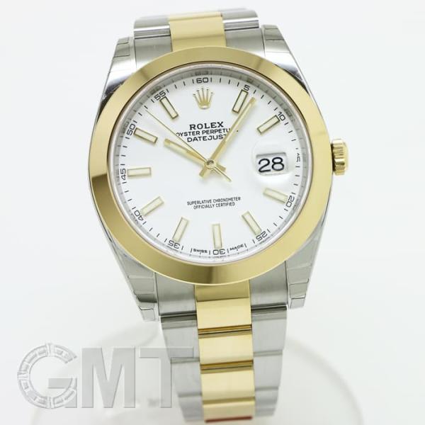 ロレックス デイトジャスト 126303 ホワイト オイスターブレスレット 付属品完品 ROLEX ...