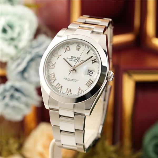 ロレックス デイトジャスト41 126300 ホワイトローマ オイスターブレスレット  ROLEX