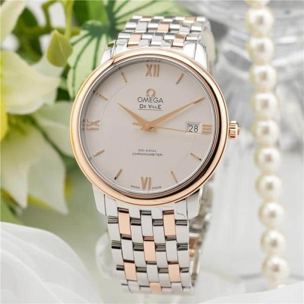 OMEGA オメガ デ ヴィル プレステージ コーアクシャル 36.8MM 424.20.37.20...