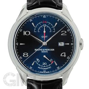 ボーム&メルシエ クリフトン パワーリザーブ GMT ブルー MOA10422 BAUME & MERCIER 新品メンズ 腕時計 送料無料｜gmt