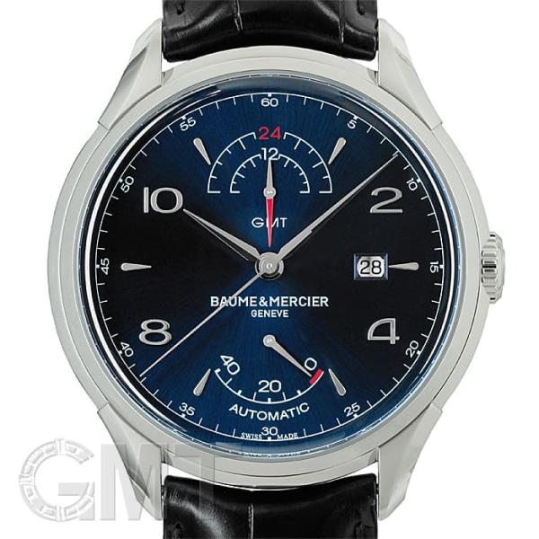 ボーム&amp;メルシエ クリフトン パワーリザーブ GMT ブルー MOA10422 BAUME &amp; ME...