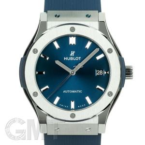 ウブロ クラシックフュージョン チタニウム ブルー 511.NX.7170.RX HUBLOT 新品メンズ 腕時計 送料無料｜gmt