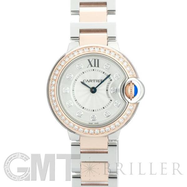 カルティエ バロンブルー W3BB0025 ベゼル 11Pダイヤ 28mm CARTIER CART...