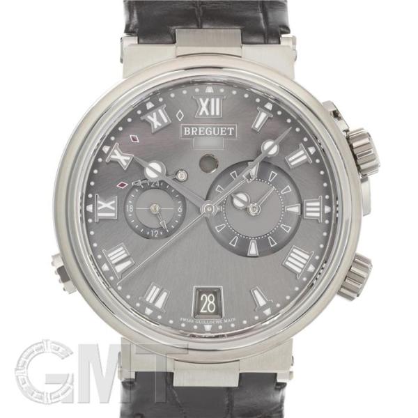 ブレゲ マリーン アラーム ミュージカル 5547TI/G2/9ZU グレー BREGUET 新品メ...