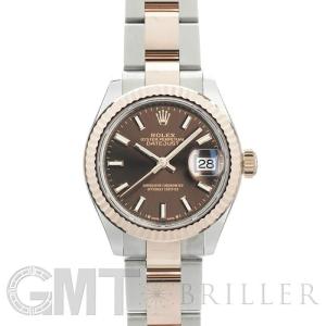 ロレックス デイトジャスト28 279171 チョコレート オイスターブレス ROLEX 新品レディース 腕時計 送料無料