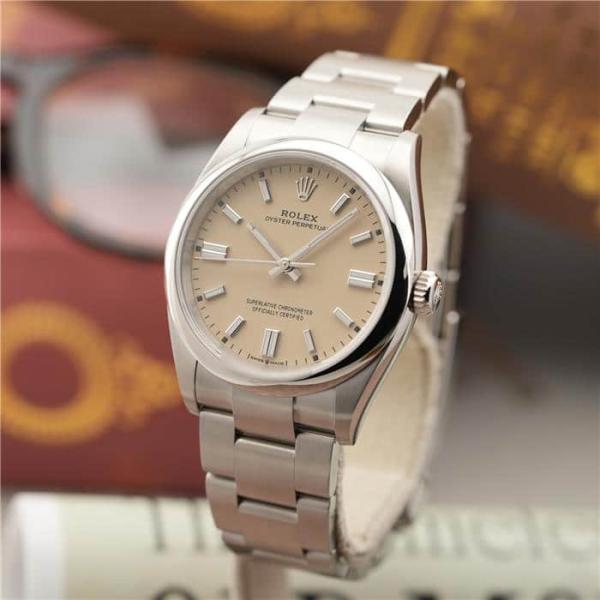 ロレックス オイスターパーペチュアル 126000 ベージュ 付属品完品 ROLEX 新品メンズ 腕...