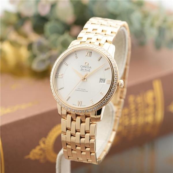 オメガ デヴィル プレステージ 424.55.37.20.52.002 付属品完品 OMEGA 新品...