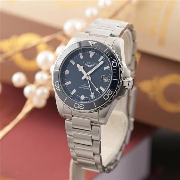ロンジン ハイドロコンクエスト GMT L3.790.4.96.6 付属品完品 LONGINES 新...