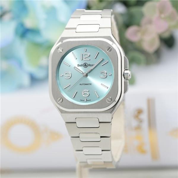 ベル＆ロス BR-05 36mm アイスブルー スチール BR05A-S-BU-ST/SST 付属品...