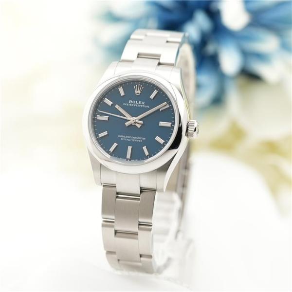 ロレックス オイスターパーペチュアル 31 277200 メッドブルー 付属品完品  ROLEX 新...