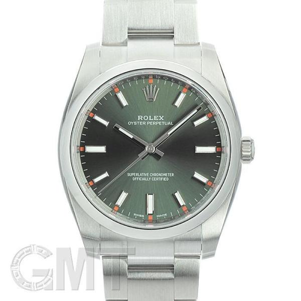 ロレックス　オイスターパーペチュアル34　114200 オリーブグリーン【未使用/一部シールつき】 ...