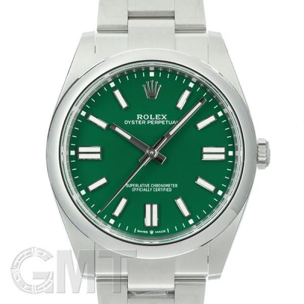 オイスターパーペチュアル41 124300 グリーン【未使用品】保証書2022年 付属品完品 ROL...