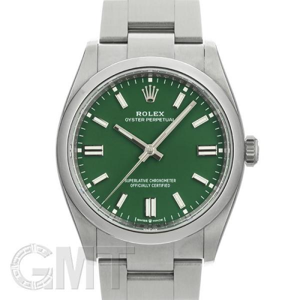 ロレックス オイスターパーペチュアル36 126000 グリーン【未使用品】保証書2022年 付属品...
