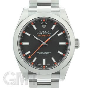 ロレックス ミルガウス 116400 ブラック 保証書2014年 付属品完品 ランダムシリアル ROLEX 中古メンズ 腕時計 送料無料｜gmt