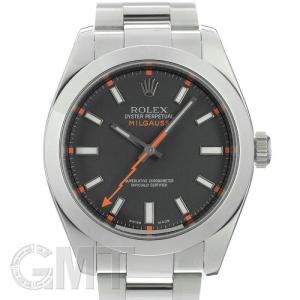 ロレックス ミルガウス 116400 ブラック 保証書2010年 付属品完品 V品番 ROLEX 中...