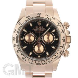 ロレックス デイトナ 116505 ブラック/ピンク 保証書2019年 付属品完品 ランダムシリアル ROLEX 中古メンズ 腕時計 送料無料｜gmt